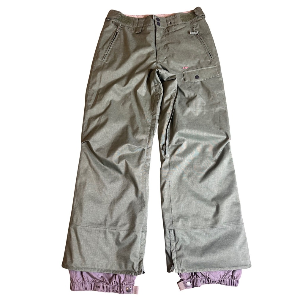 Four Square Outerwear Men's Green Cargo Snowboard Ski Pants Size Large